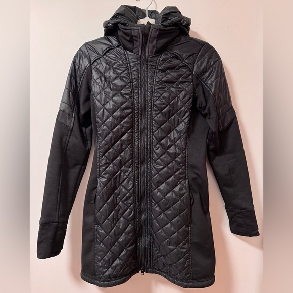 ATHLETA Women's Rock Springs CYA Jacket Quilted Puffer Black Size XS - Picture 2 of 14